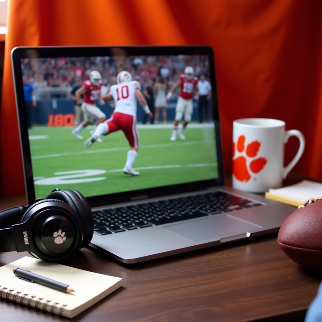 Clemson Football Live Streaming Setup