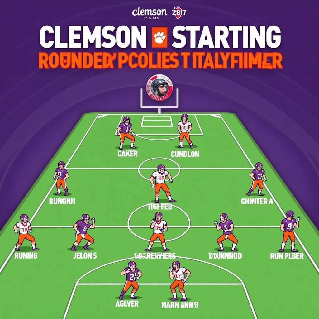 Clemson Football Offensive Lineup Tonight