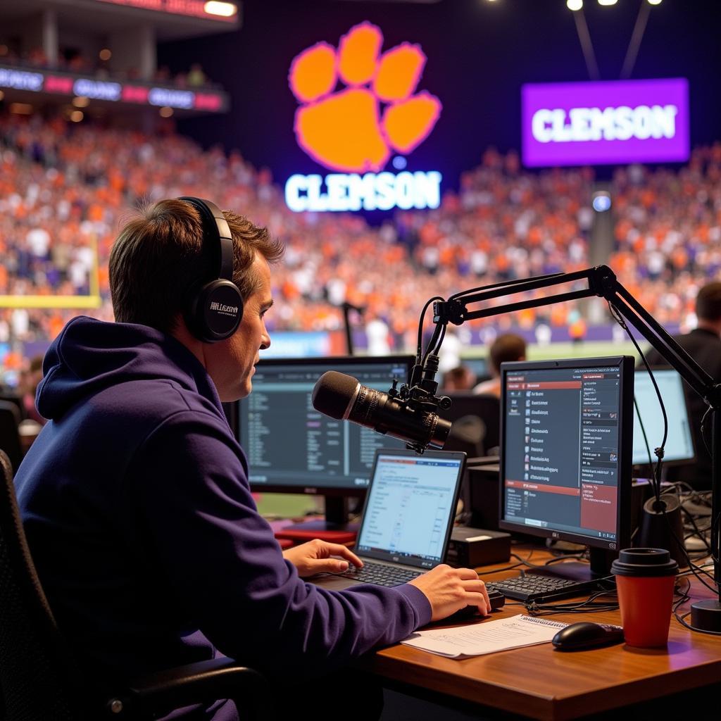 Clemson Tiger Football Live Radio Broadcast