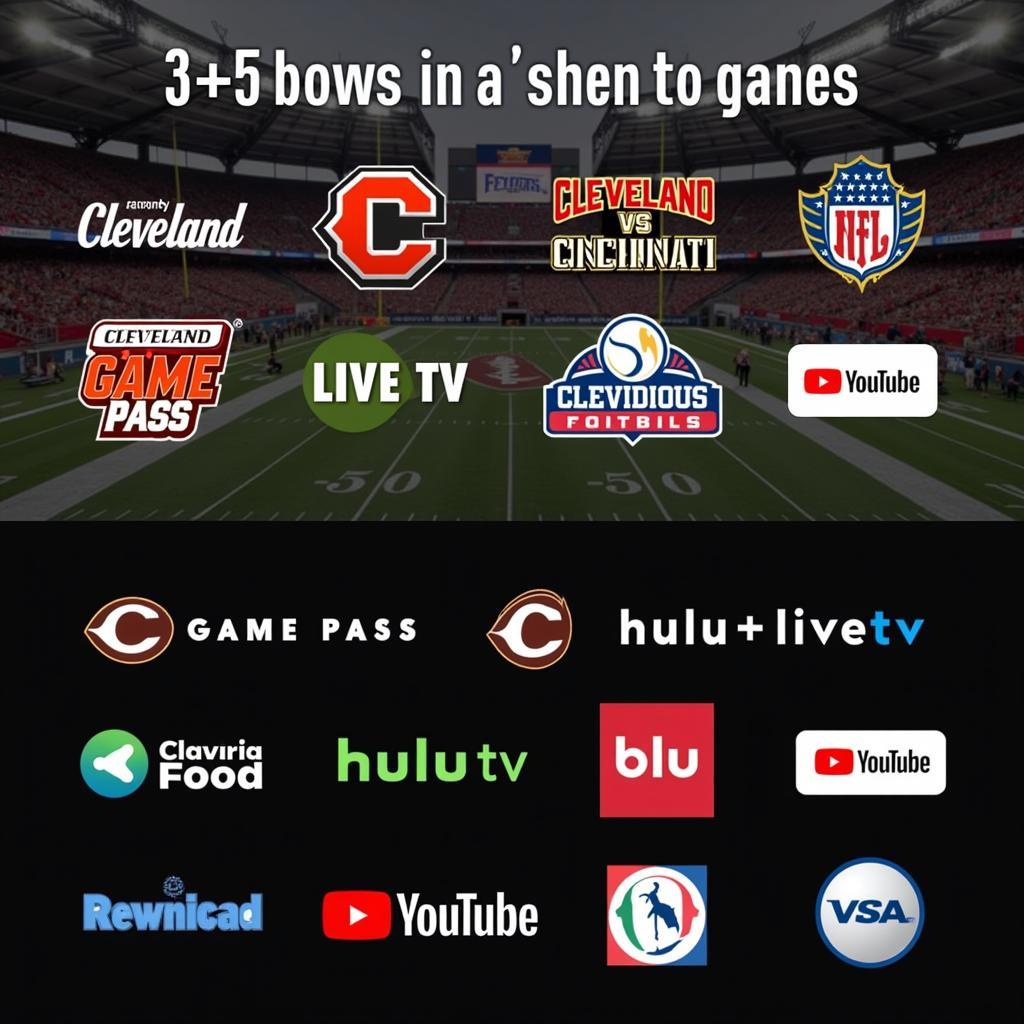 Live Streaming Options for Cleveland vs Cincinnati Football