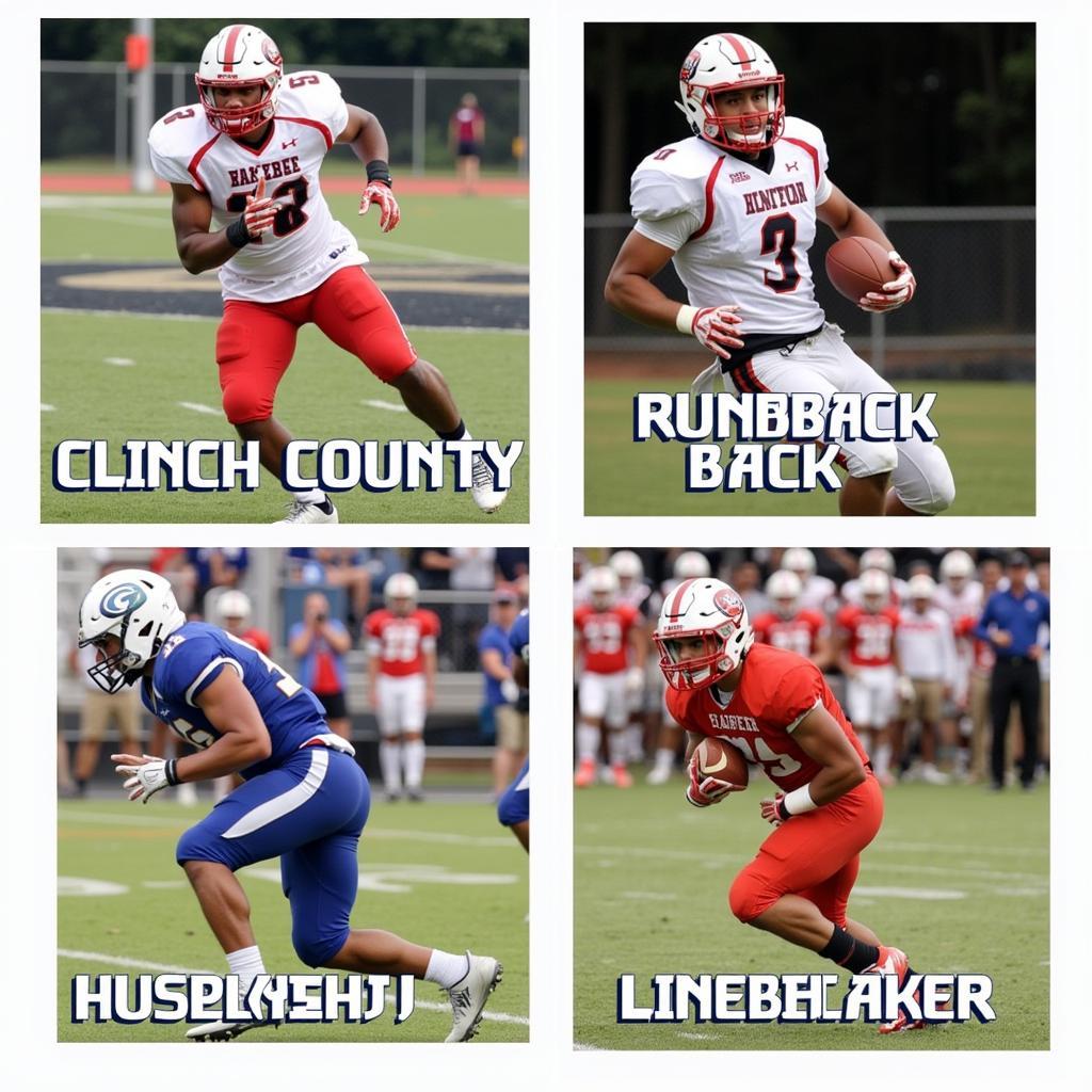 Clinch County Football Key Players