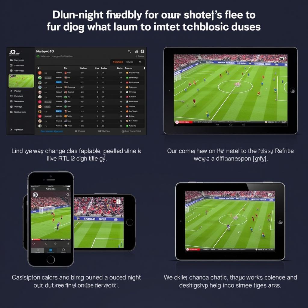 Club RTL Live Football Streaming Interface