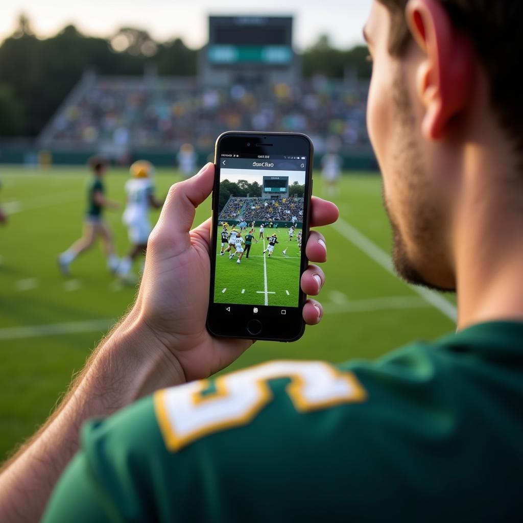 Watching Colby Hornets Football Live Stream on Mobile