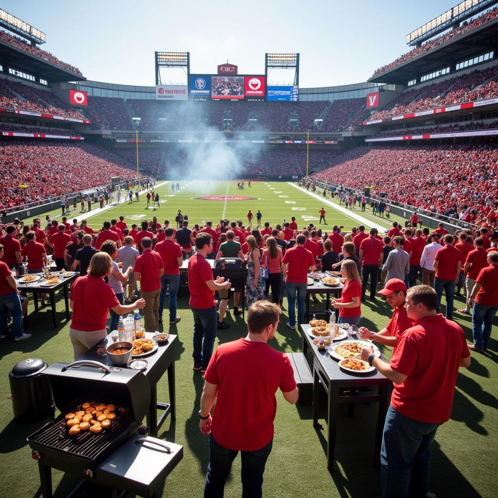 College Football Bowl Game Tailgate Party