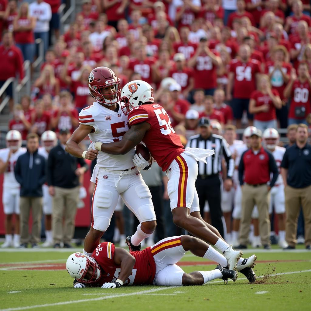 College Football Live Game Action