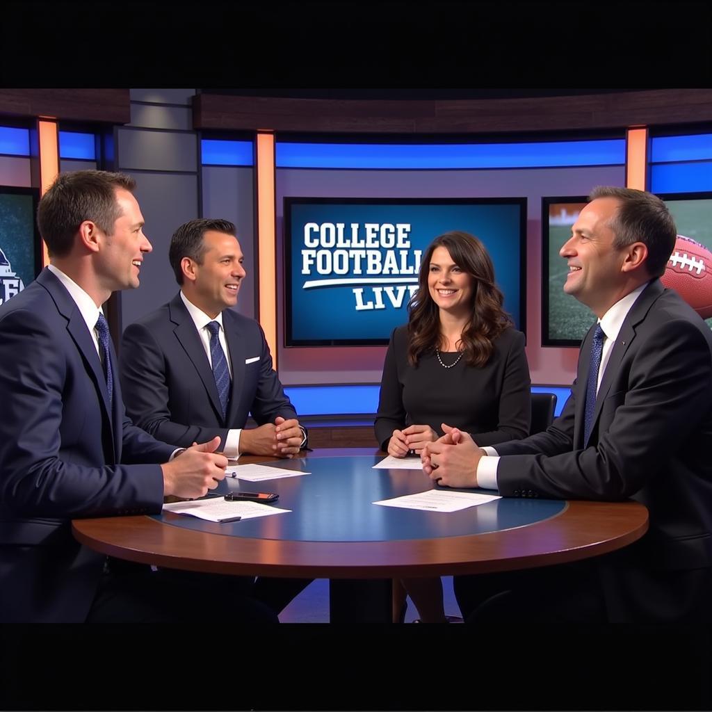 College Football Live Analysts in Discussion