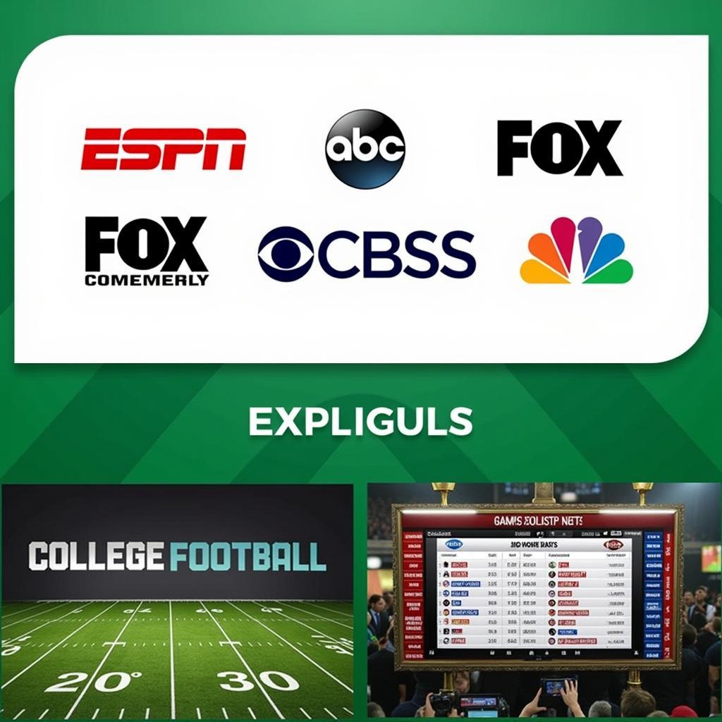 College Football Live Broadcasts on Major Networks