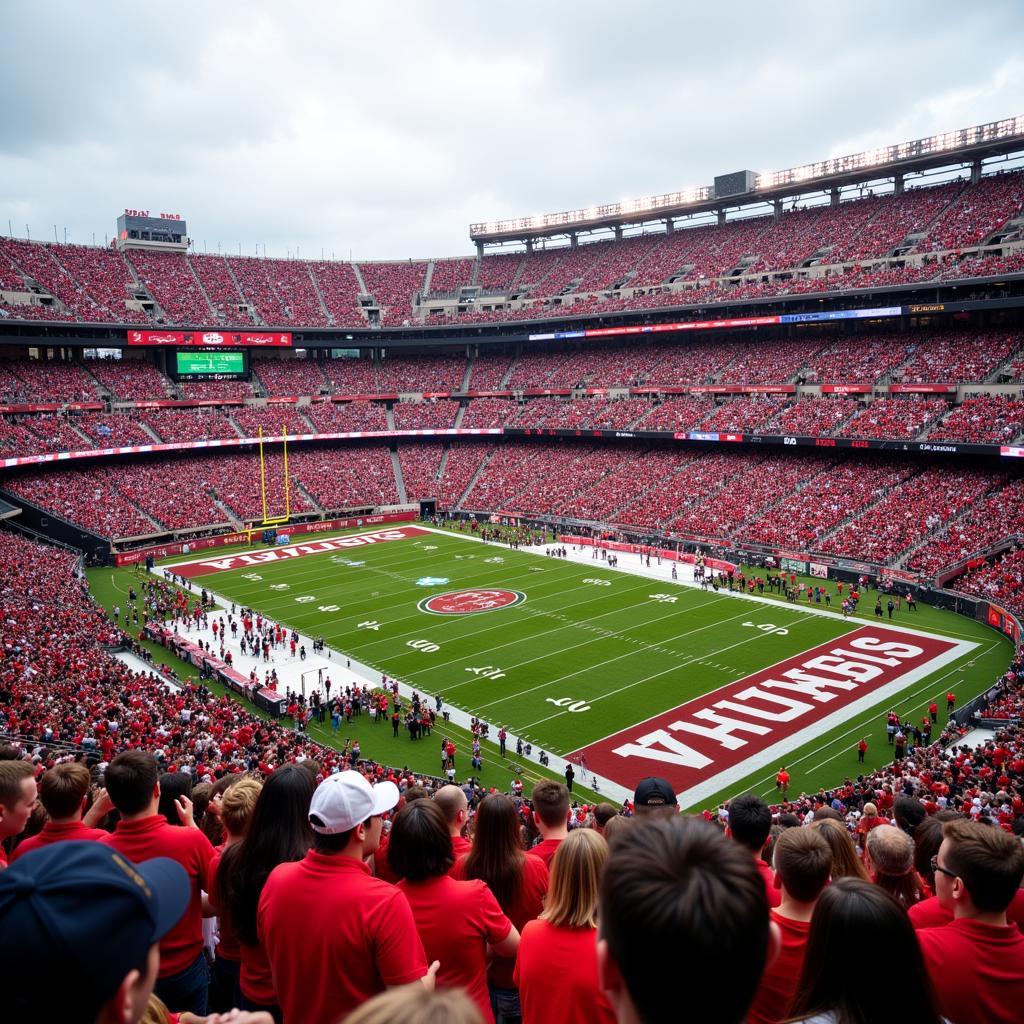 College Football Live: Packed Stadium