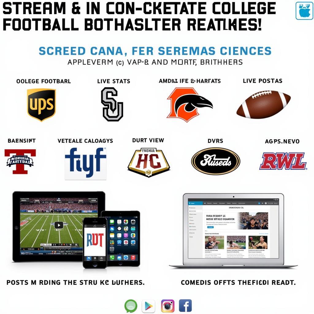 College Football Live Stream Mobile Platforms