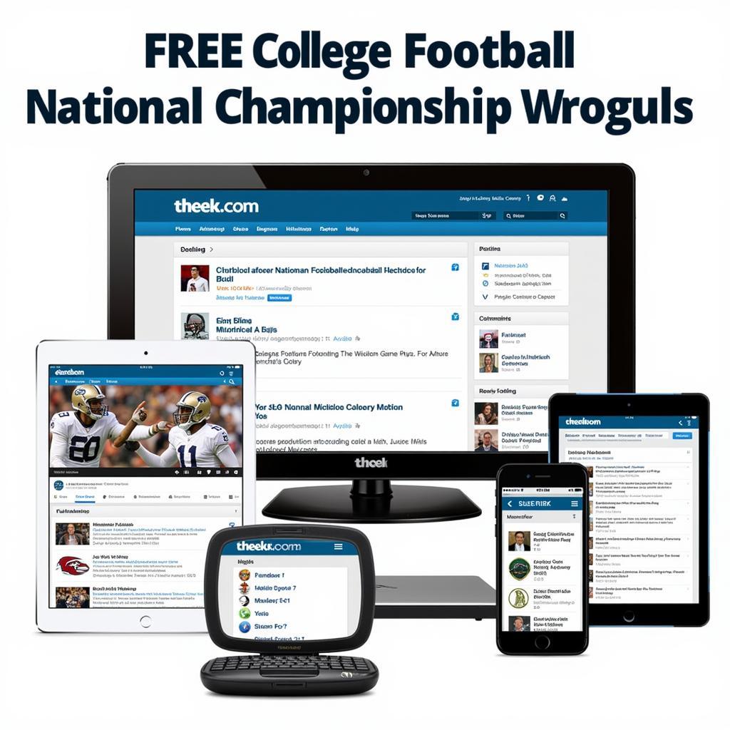 College Football National Championship Live Streaming Options