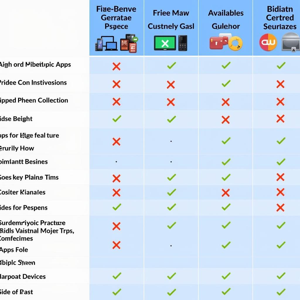 Comparison of College Football Streaming Apps