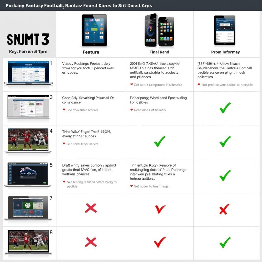 Comparing Fantasy Football Draft Kit Apps