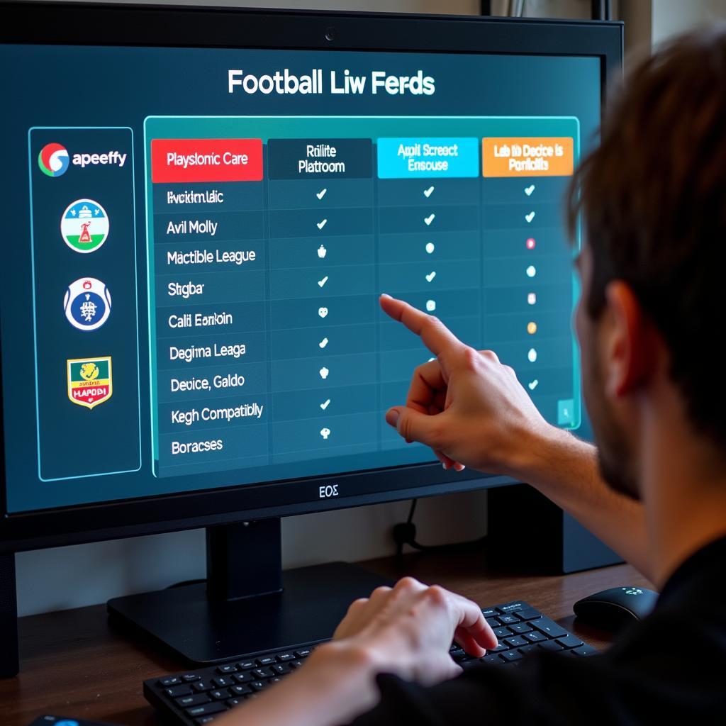 Comparing Football Live Feed Platforms