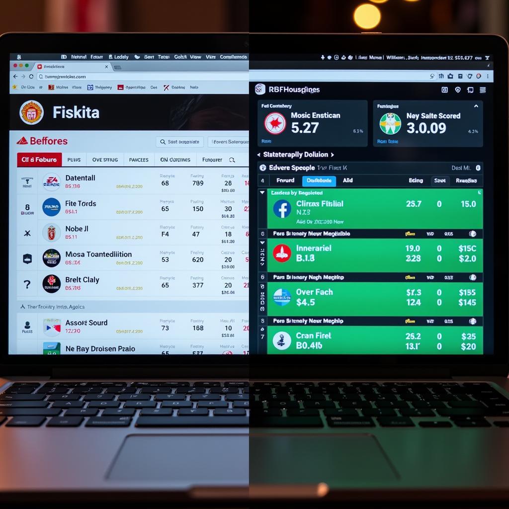 Comparing Football Live Score Websites