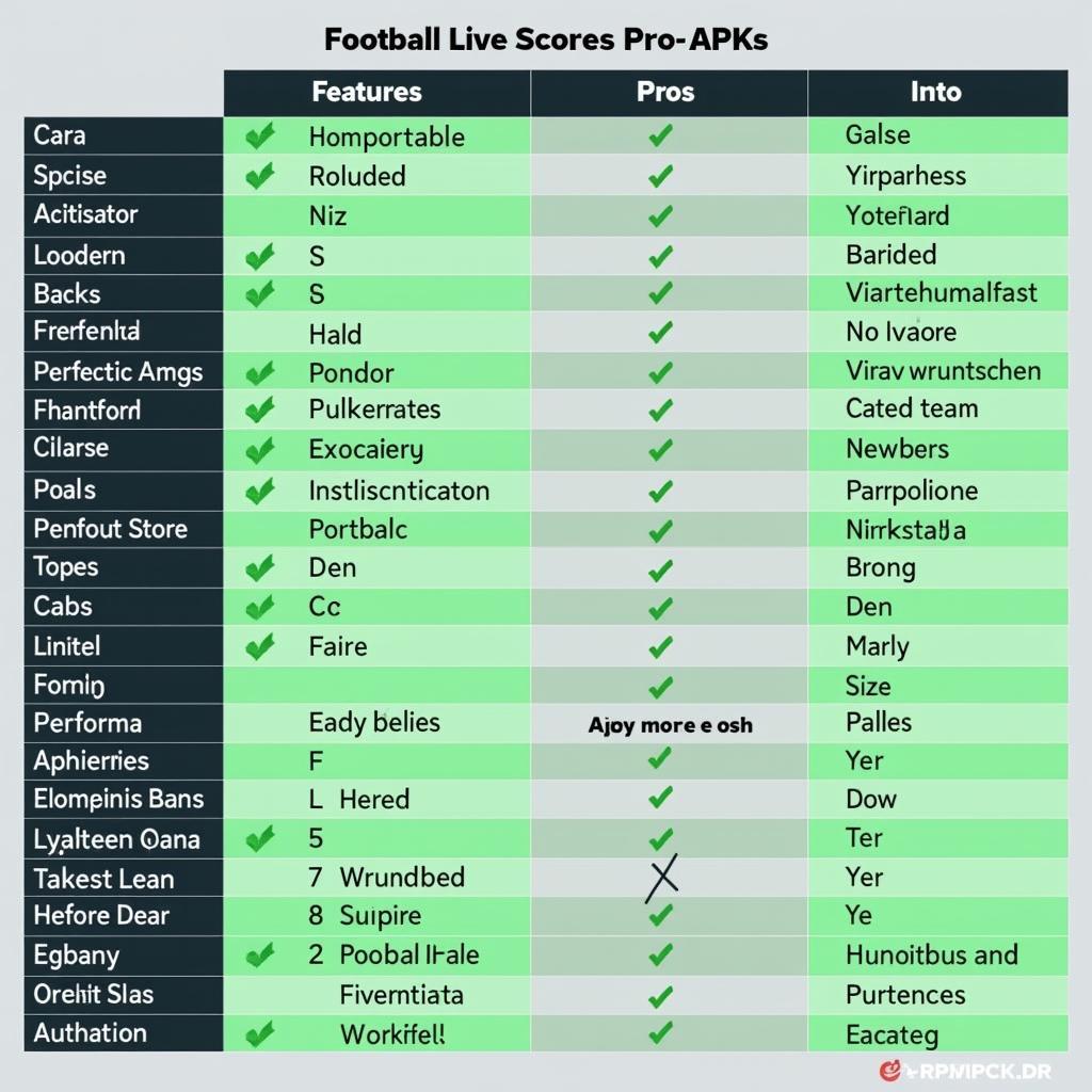 Comparing Different Football Live Scores Pro APKs