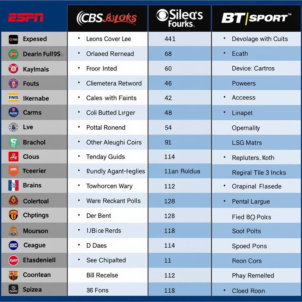 Comparing Football Streaming App Features