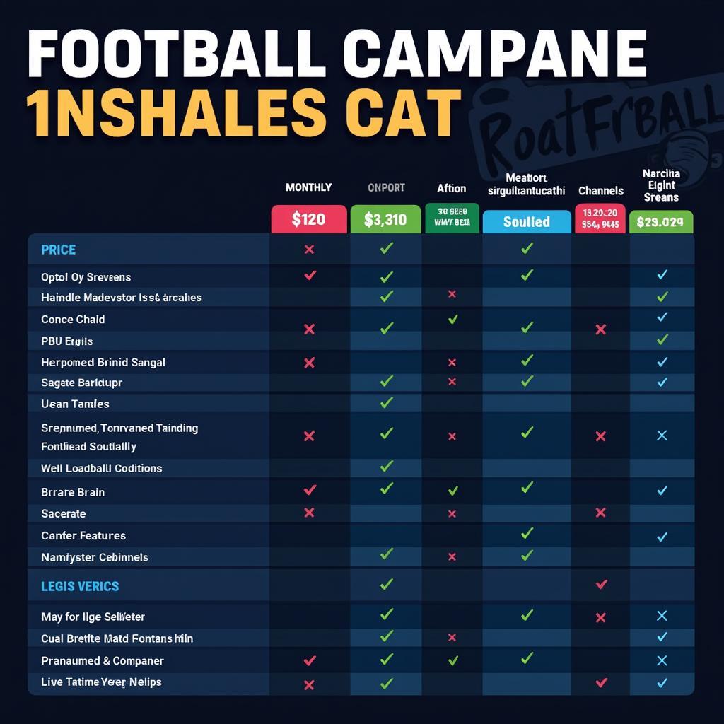 Comparing Football Streaming Service Prices