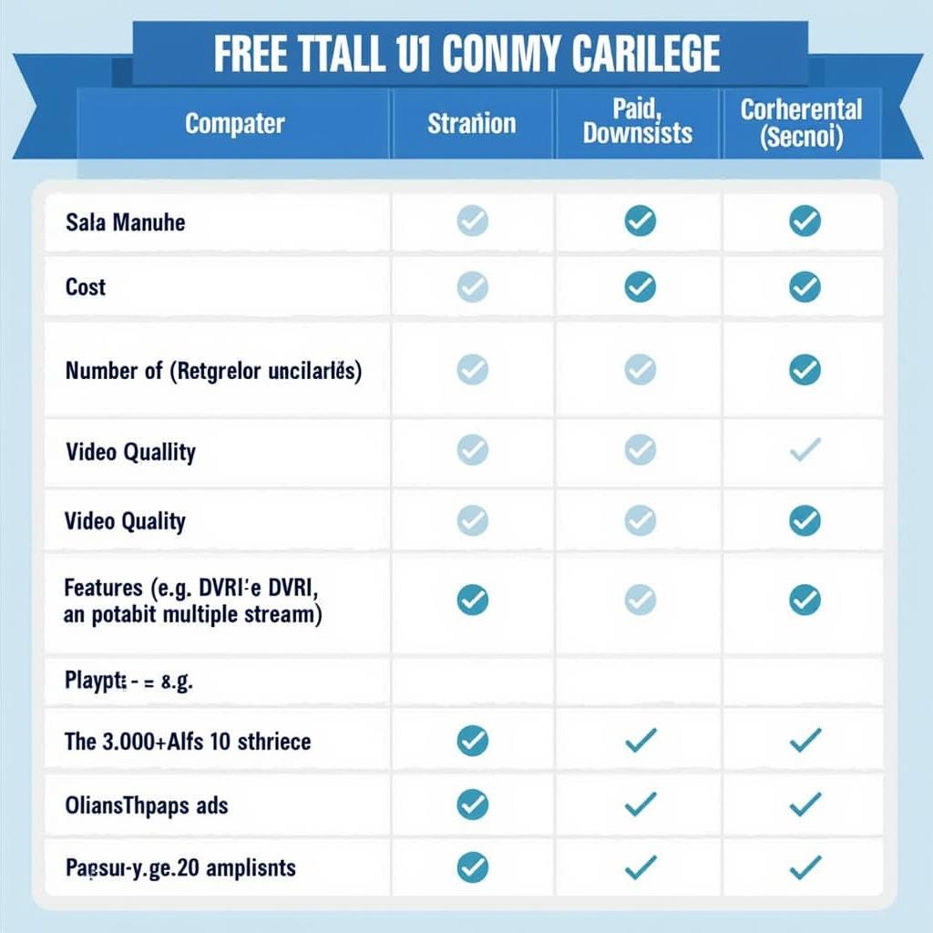 Comparison of Free and Paid College Football Streaming Services