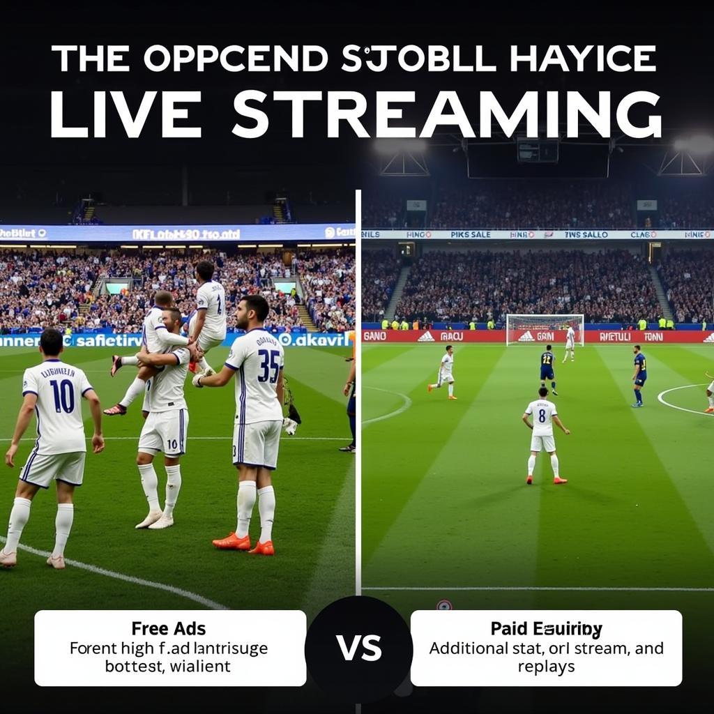 Comparing free and paid football live streams