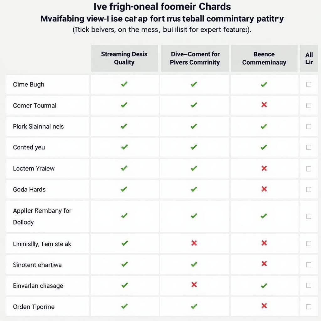 Comparing Live Football Streaming App Features