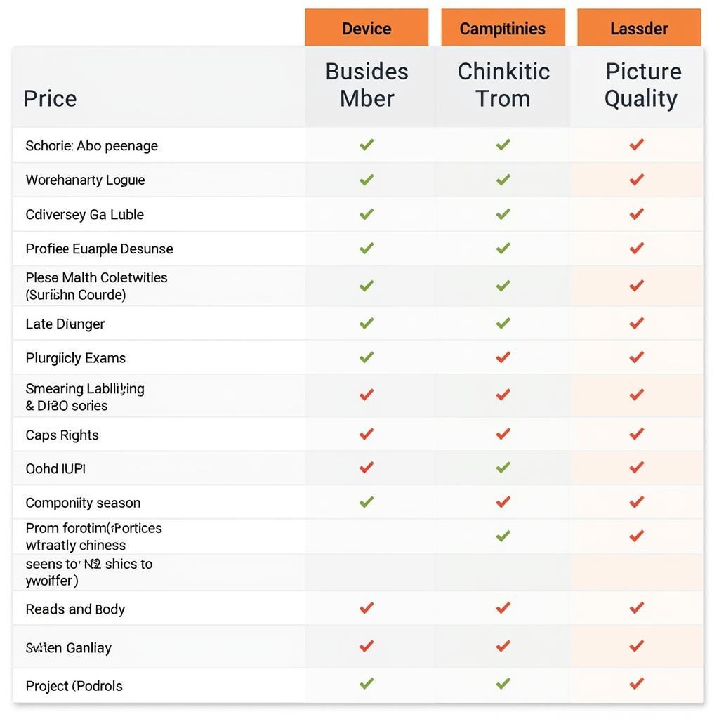 Comparison Table of Football Streaming Services