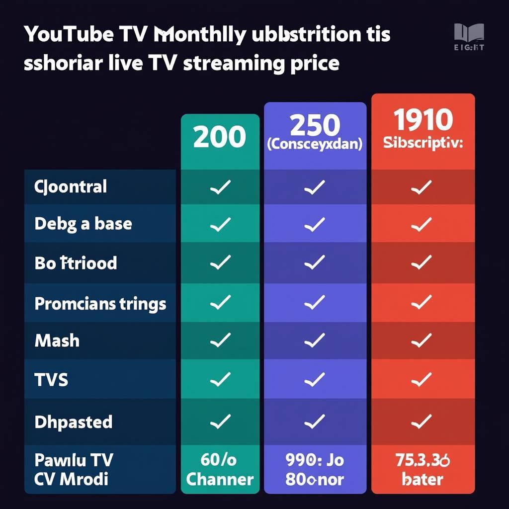 YouTube TV Pricing Comparison