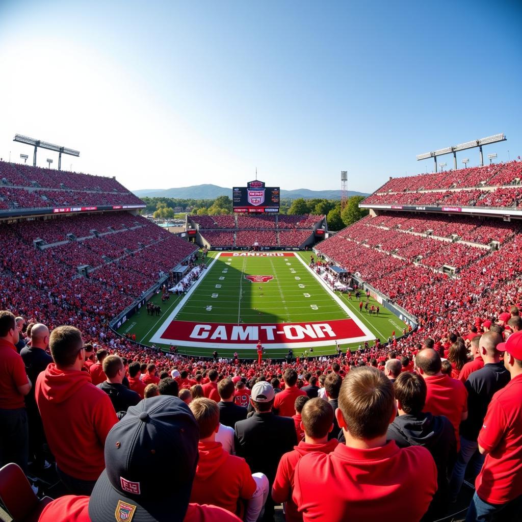 Dawgs Fans at Sanford Stadium