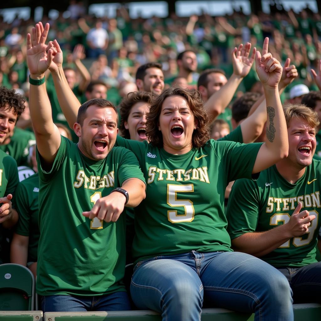 Deland Football Fans Cheering