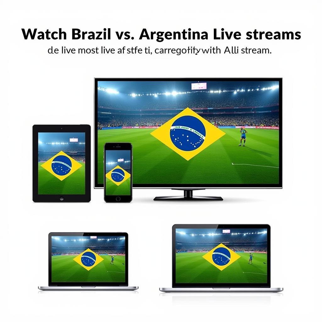 Devices for Brazil Argentina Live Streaming