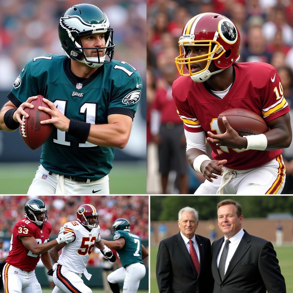 Eagles and Washington Historic Matchups