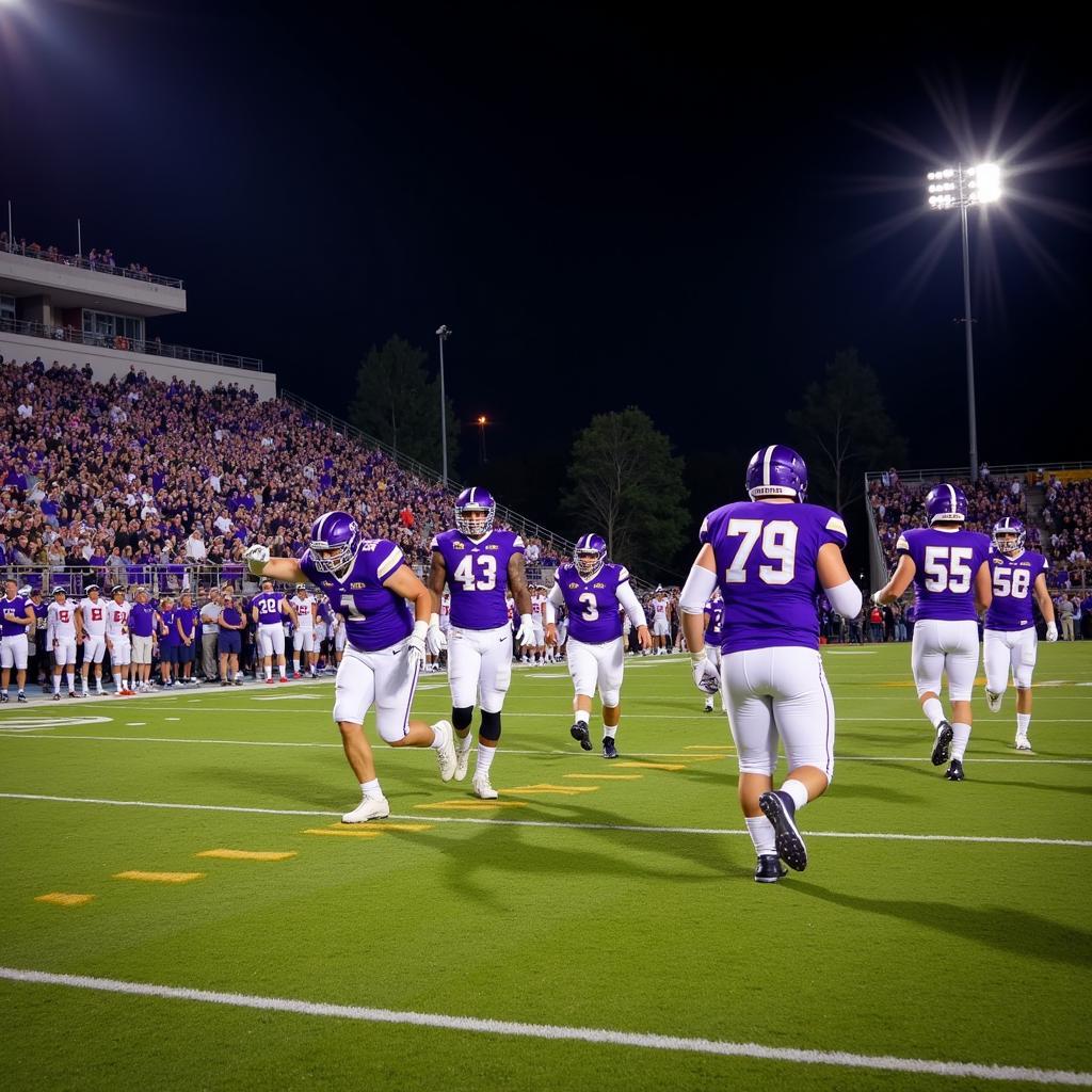 East Coweta Football Game Action