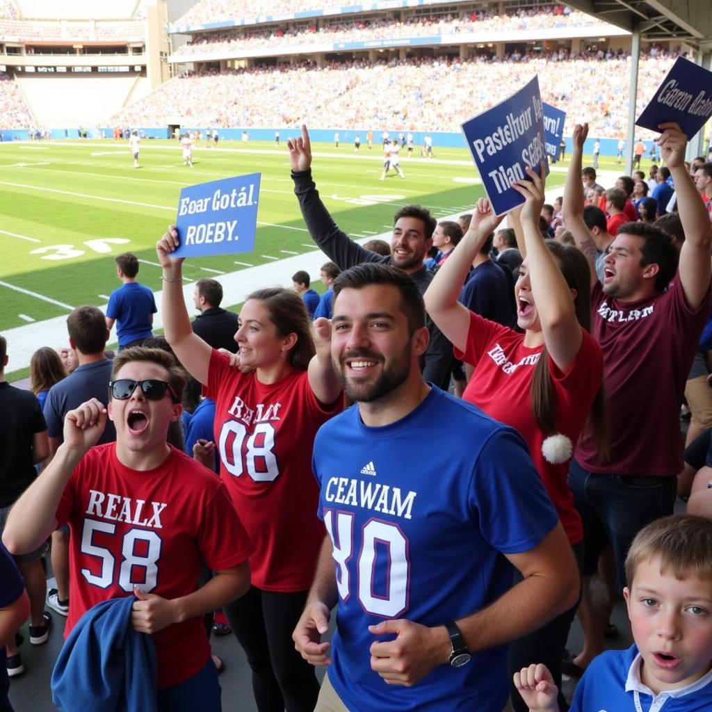 East Grand Rapids Football Fans Cheering