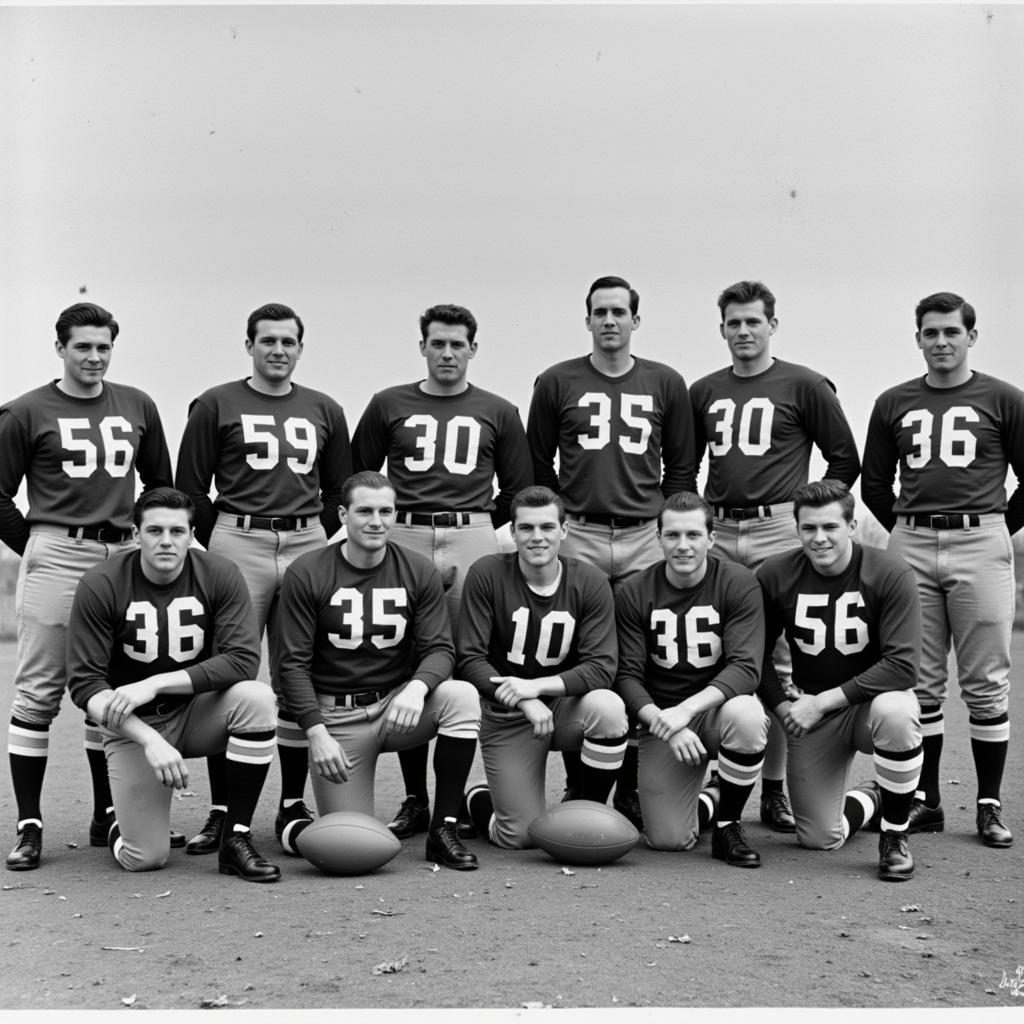 Edgar Loyal HS Football Historical Photo