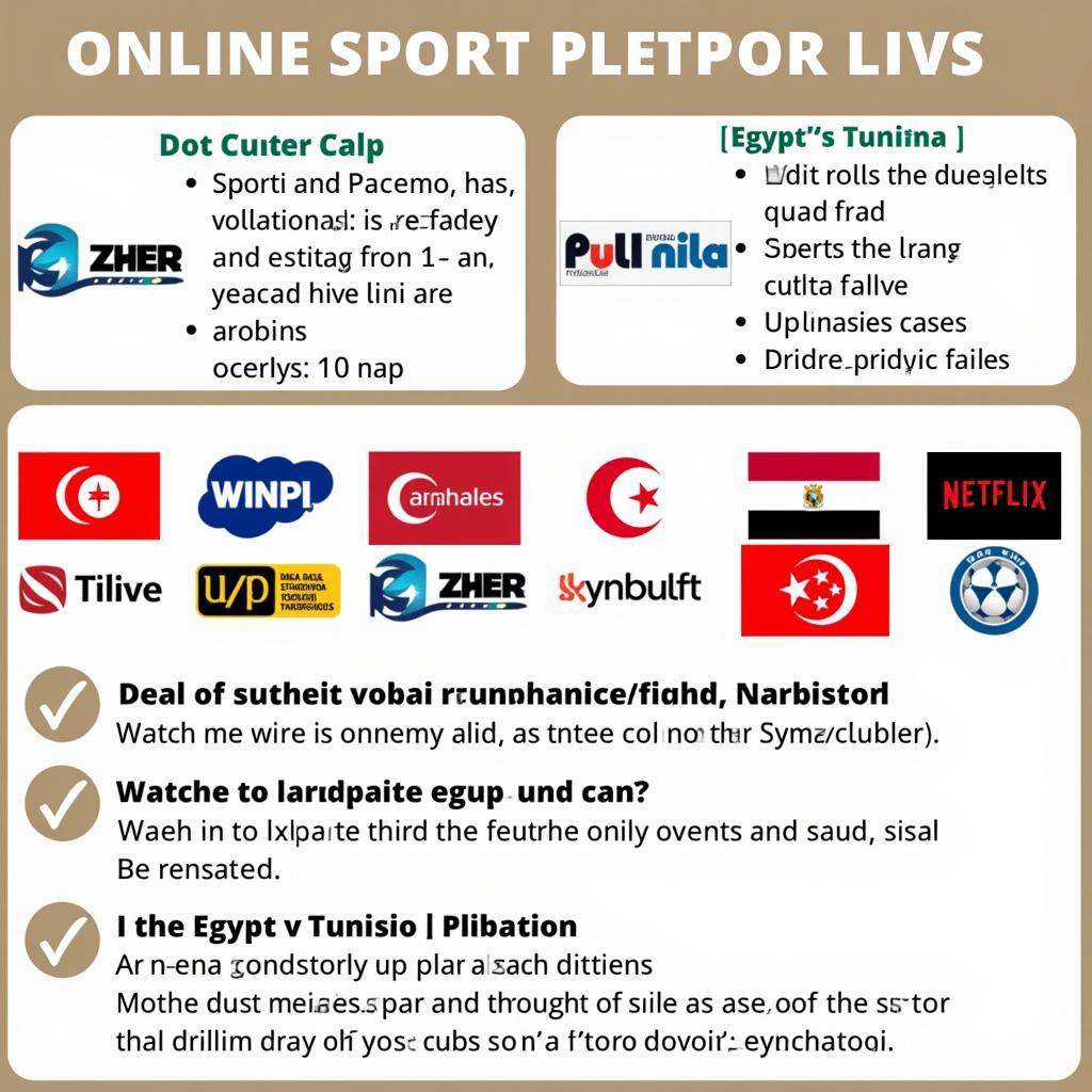 Egypt vs Tunisia Live Streaming Platforms