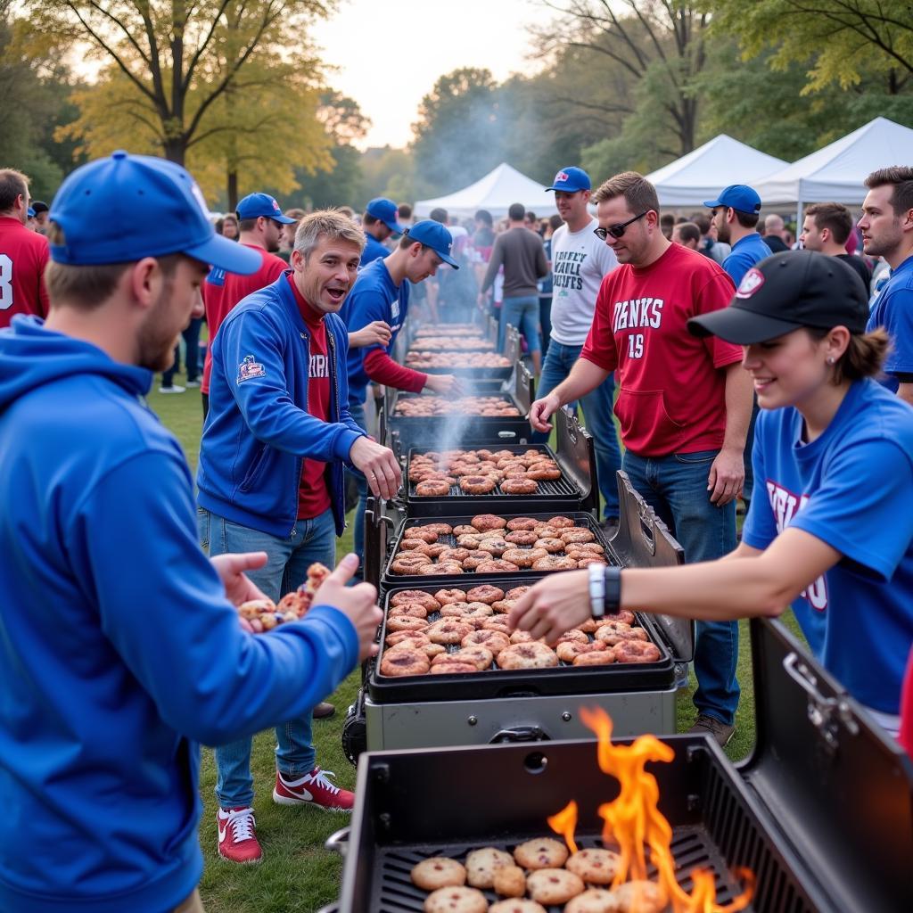 EKU vs UK Tailgating Scene