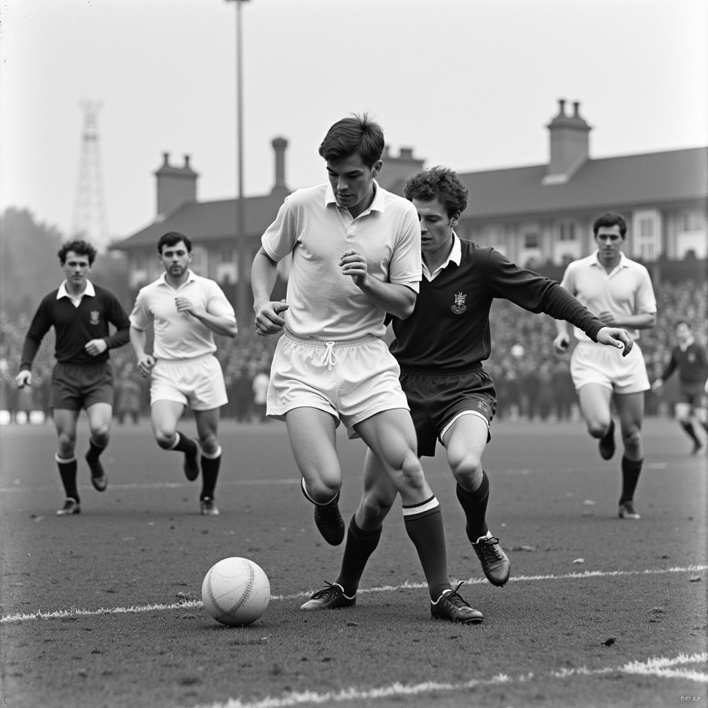 England and Australia Historic Football Match