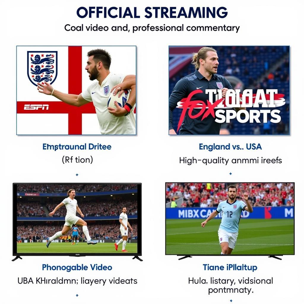 England vs USA Live Stream on Official Platforms