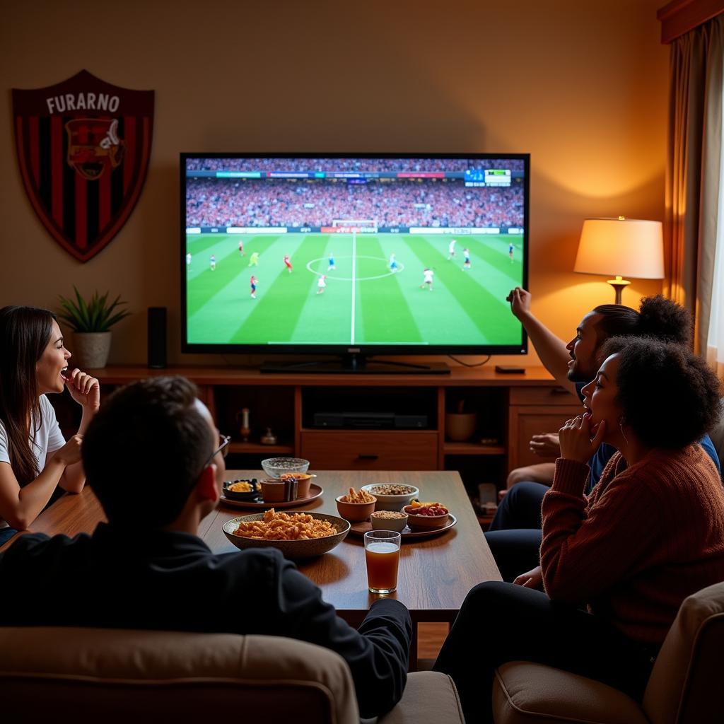 Creating the perfect ambiance for watching live football matches