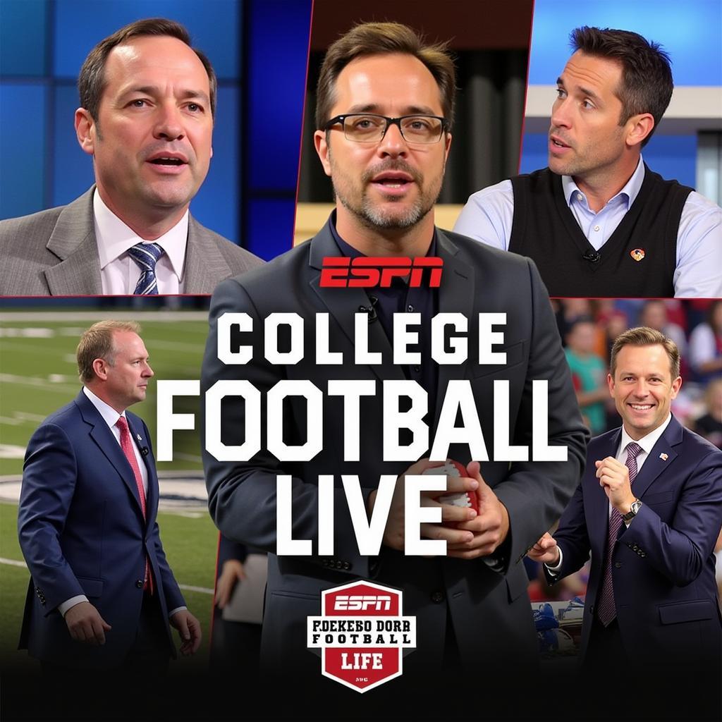 ESPN College Football Live Broadcast Team