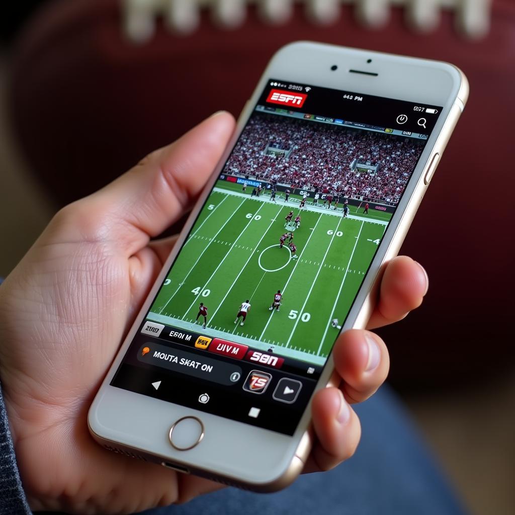 ESPN College Football Live MSU Mobile App