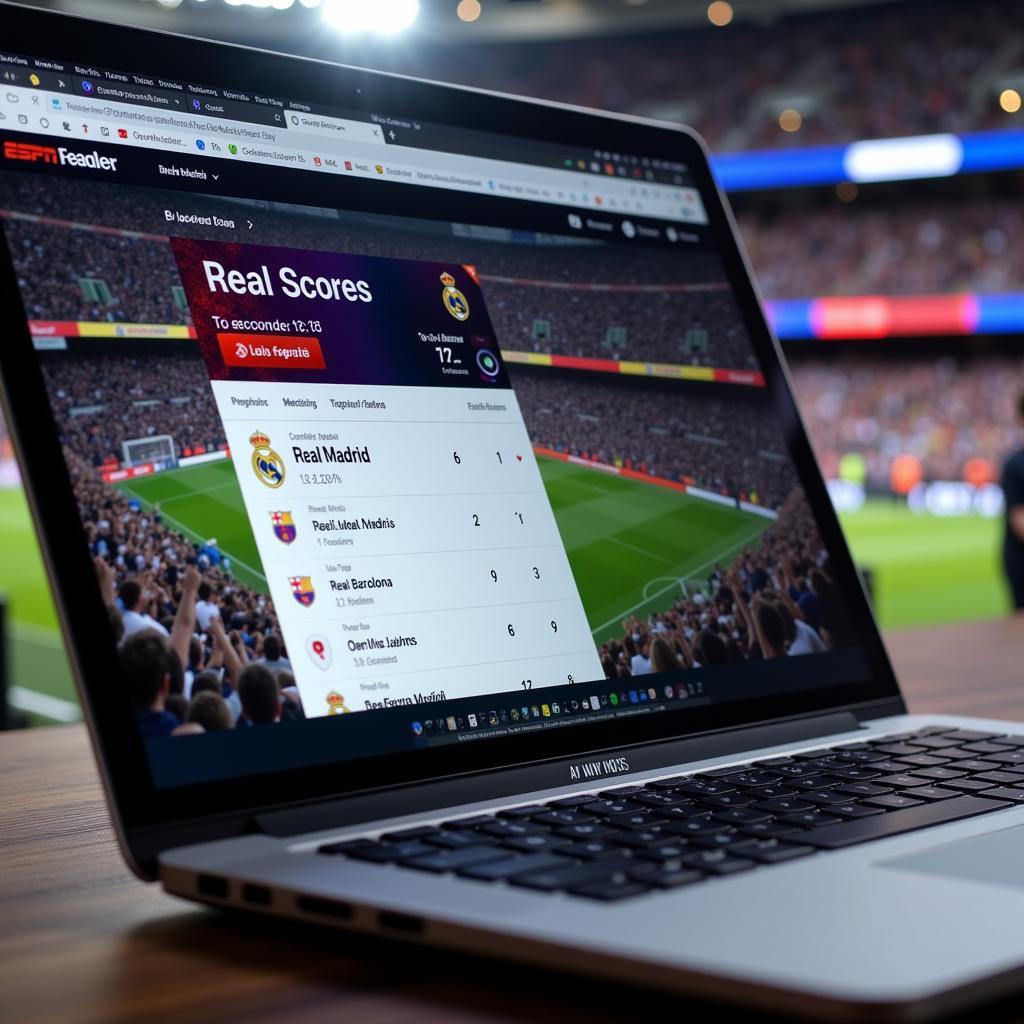 ESPN Live Football Score La Liga Website