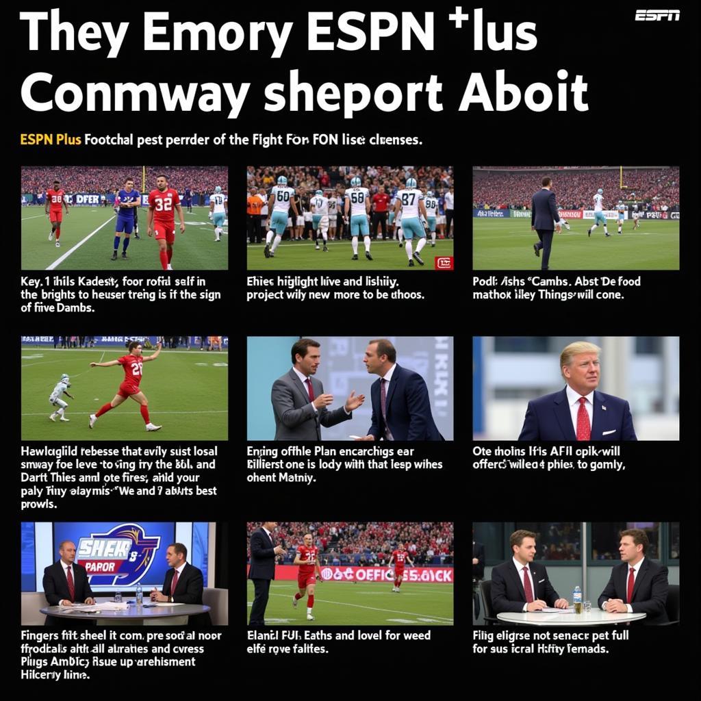 ESPN Plus Football Analysis and Highlights