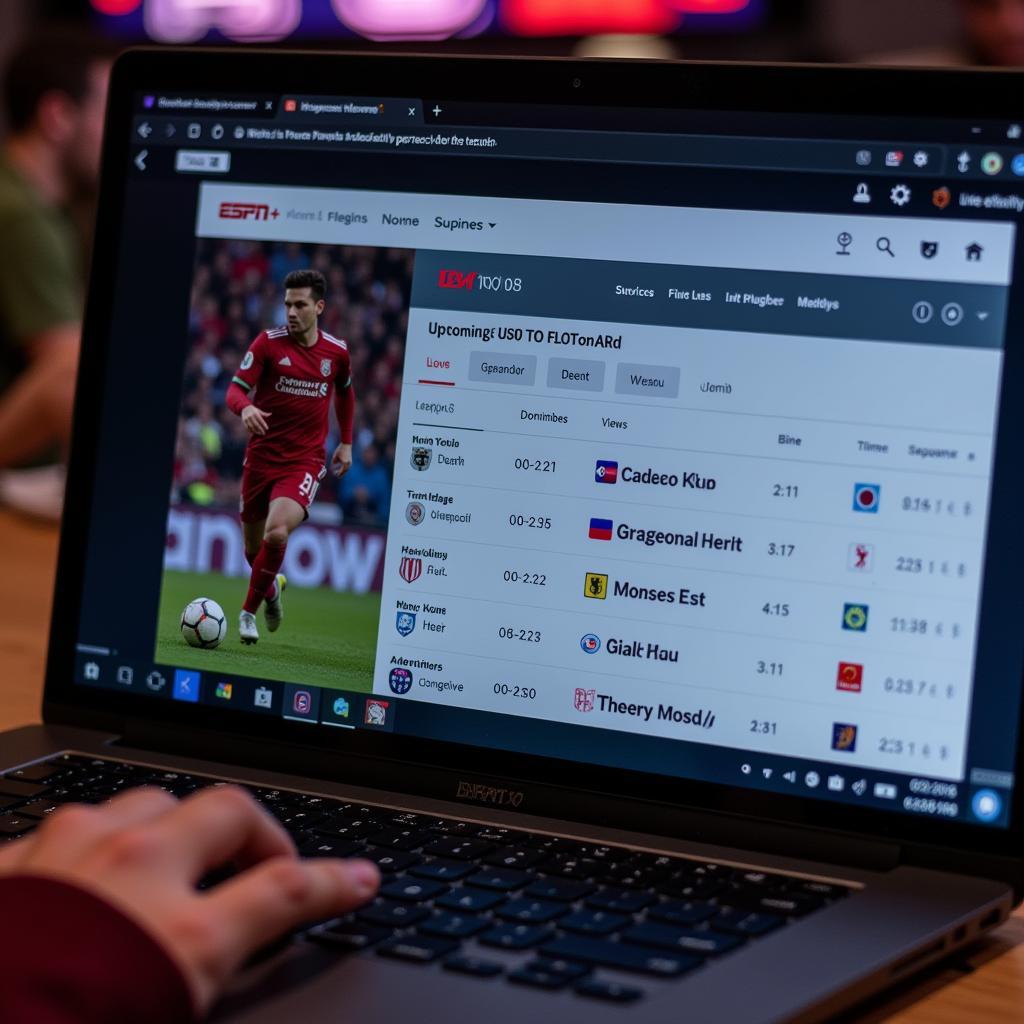 Checking the ESPN+ Football Schedule