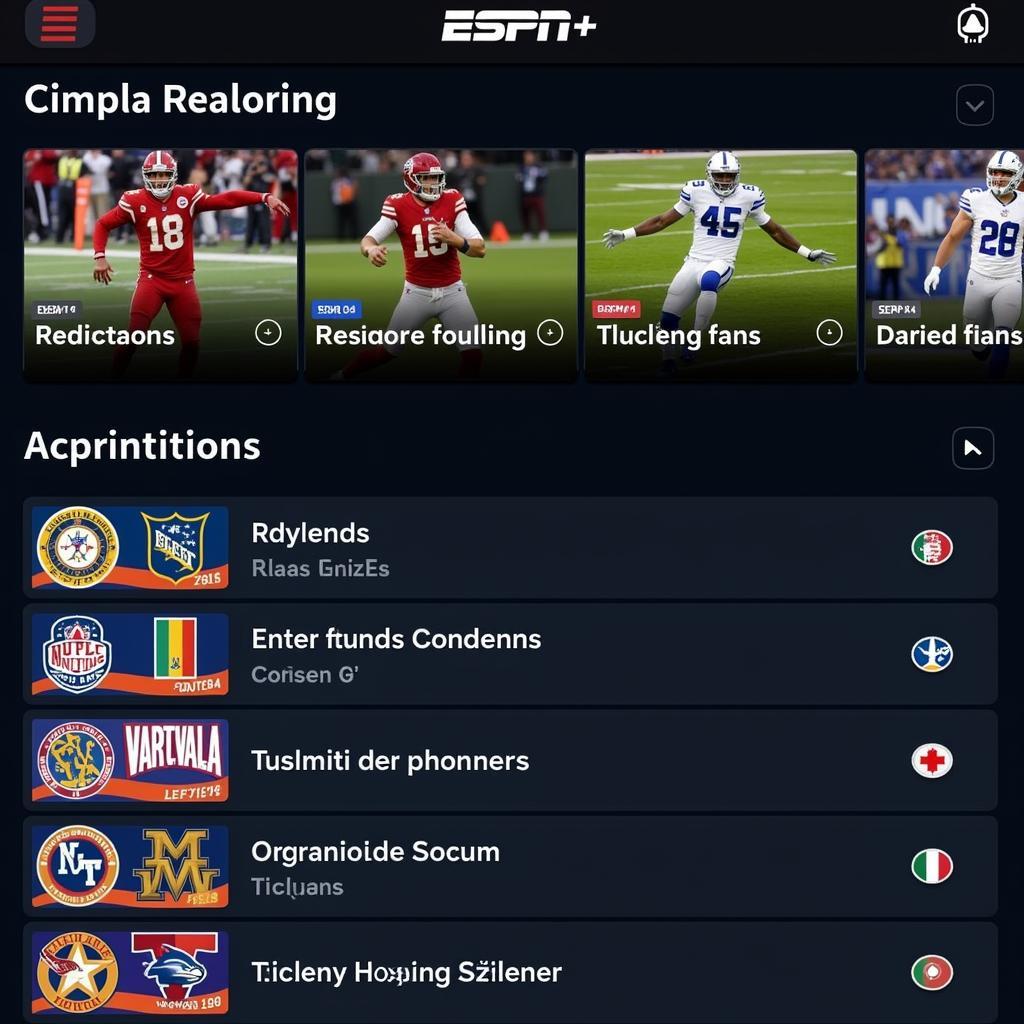 ESPN+ Live Football Streaming Options