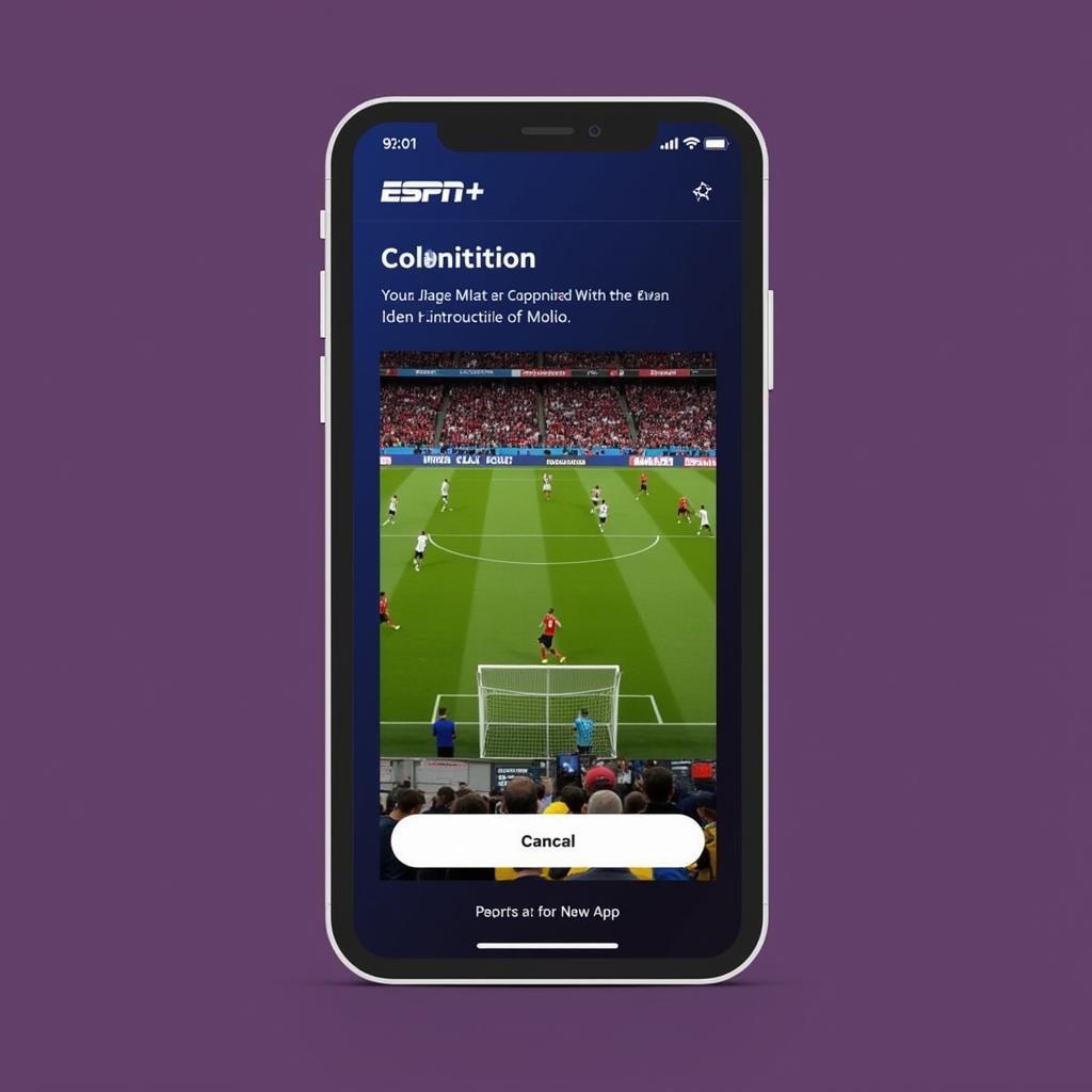 Watching Football on the ESPN+ Mobile App