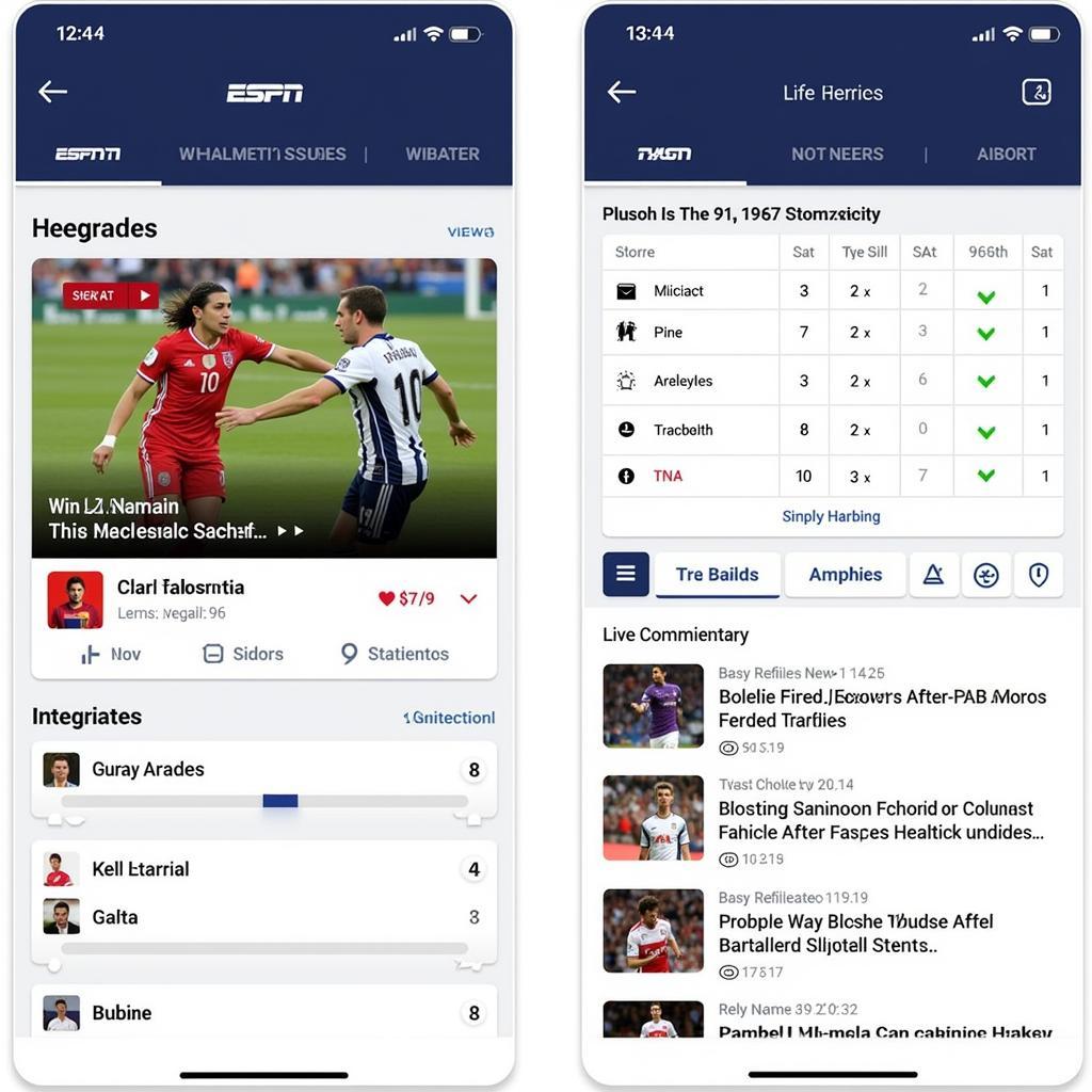 ESPN Soccer Football Live Scores Mobile App