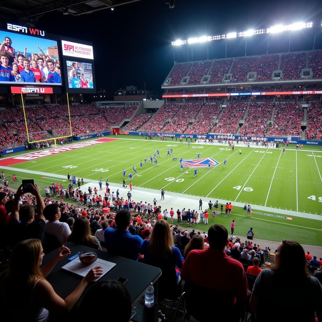 ESPN U Live High School Football Game Broadcast