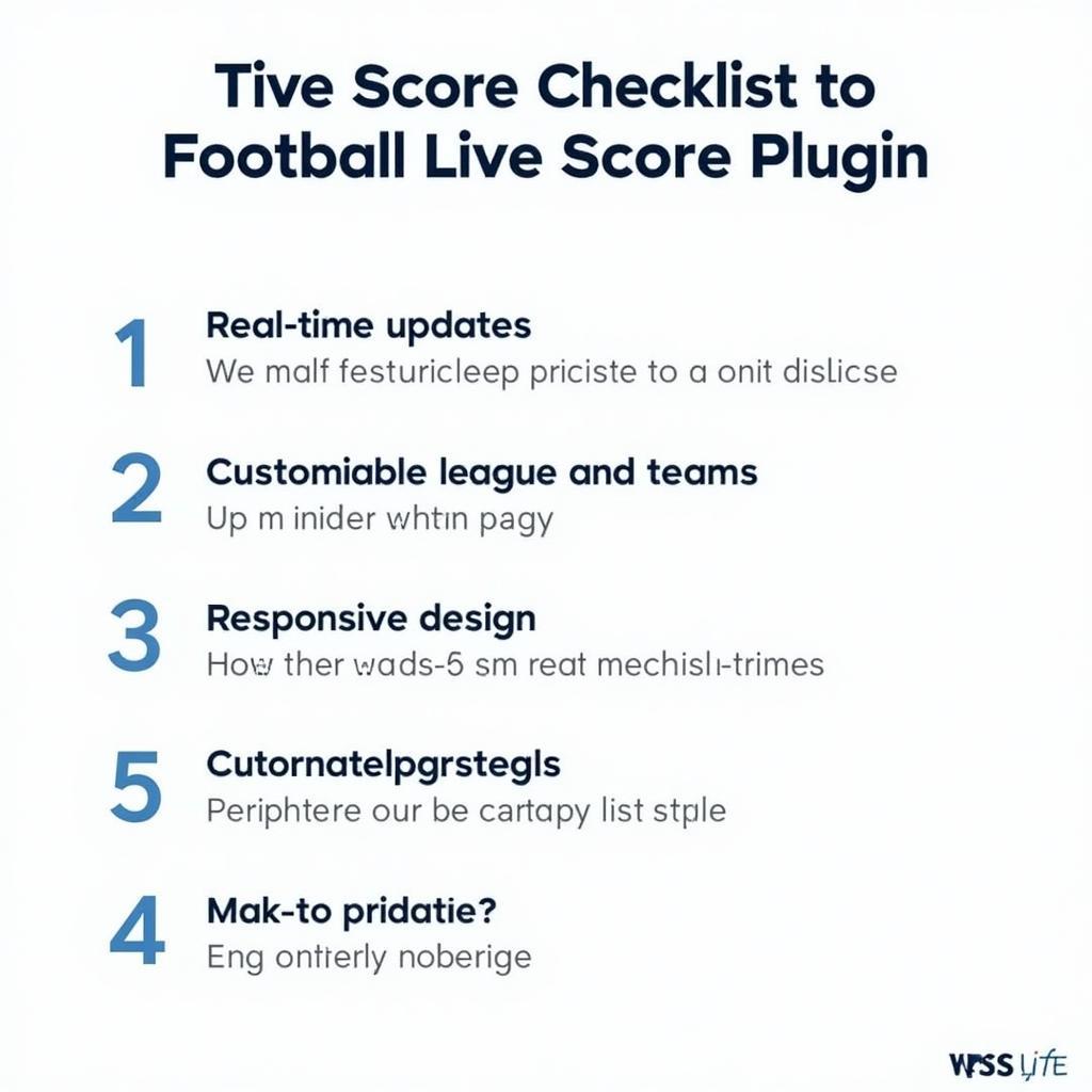 Essential Features of a Top-Notch Football Live Score Plugin