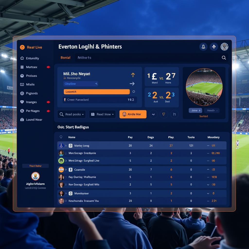 Everton Live Score Betting Platform