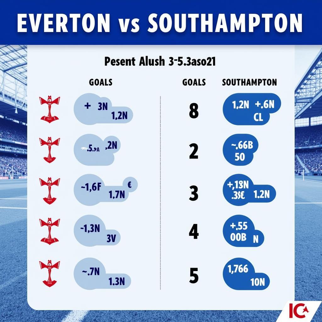 Everton and Southampton Recent Form Comparison